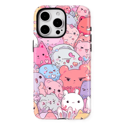 iPhone case,cartoon case,MagSafe case,iPhone 16 Pro cover,wireless charging