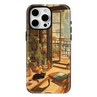 iPhone case,cat house case,wireless charging case,iPhone 16 Pro cover,cute phone case