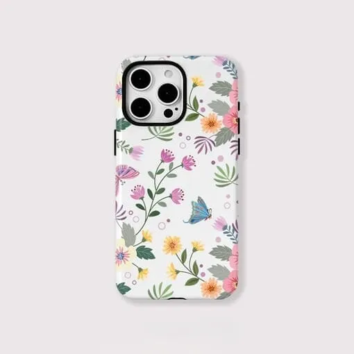 Flower Butterfly Magnetic iPhone case - View 1