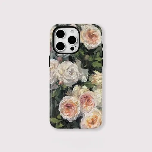 Luxury Flower Painting Magnetic iPhone case - View 1