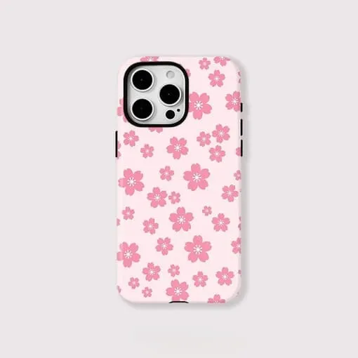 Pink Flower Magnetic iPhone case - View 1