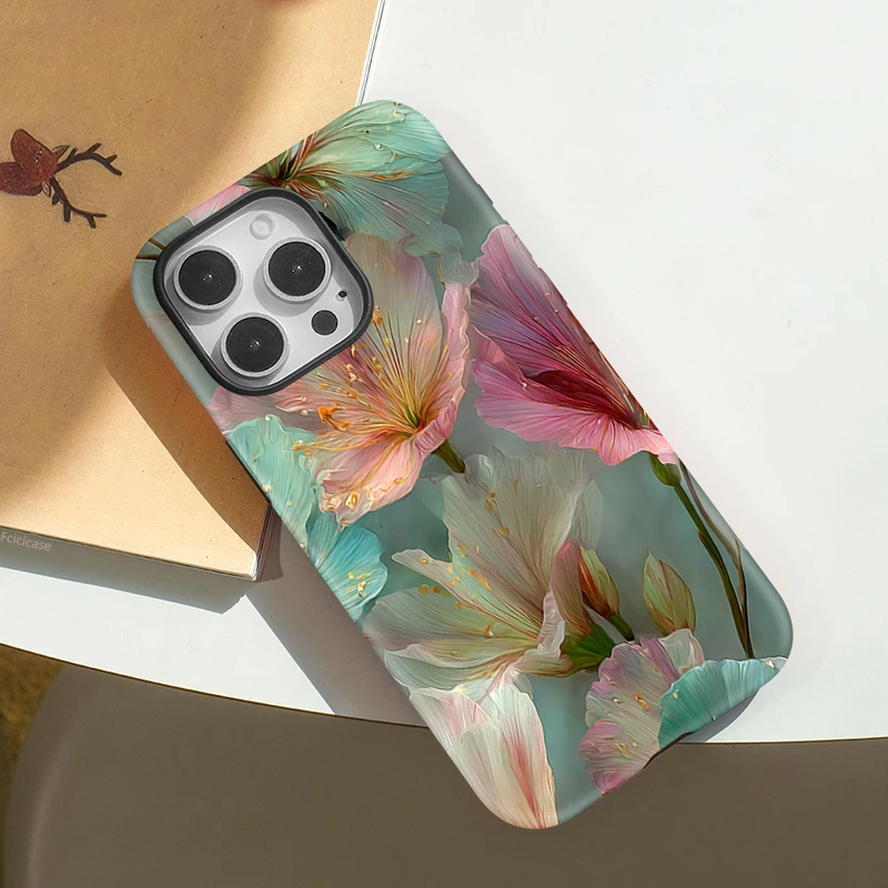 Flower Wireless Shockproof Case iPhone 15 Pro Max - View 3