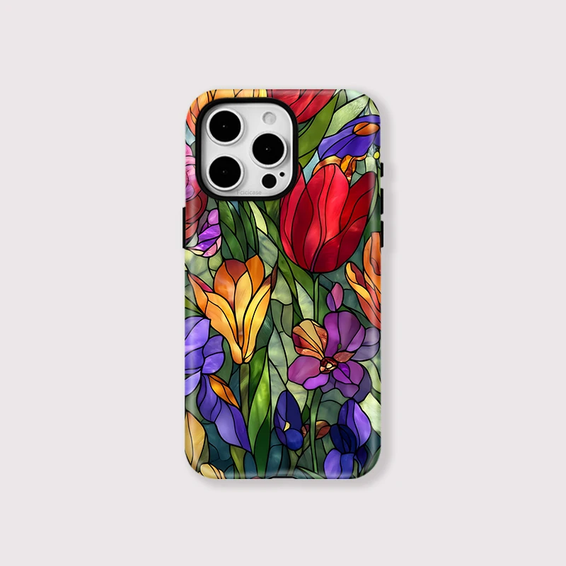 Flower Shockproof MagSafe Case iPhone 16 Pro Max - View 1