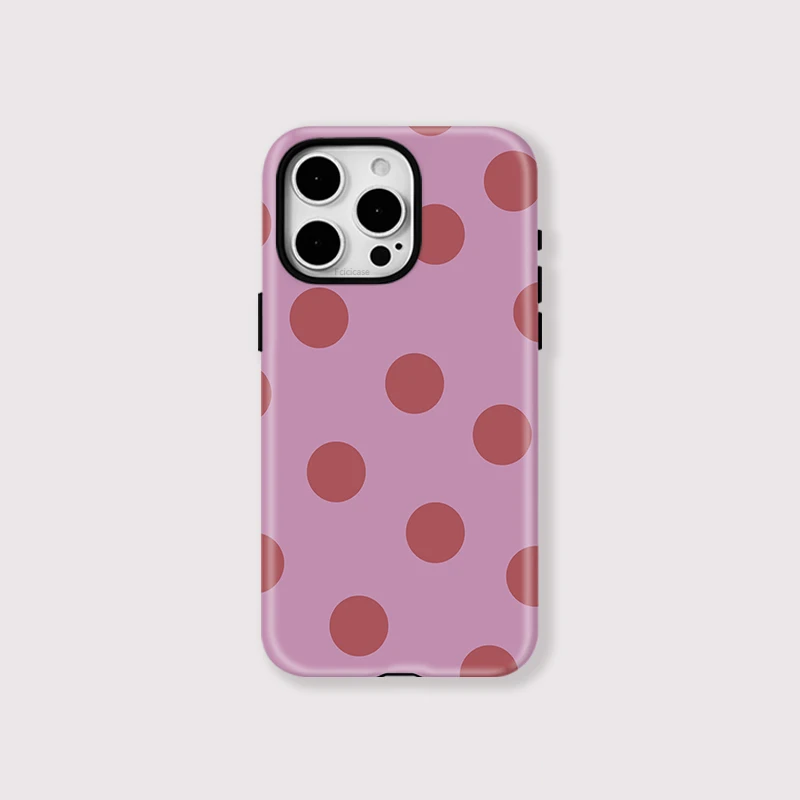 Circular Dots Magnetic Wireless Case iPhone 15 Pro Max - View 1