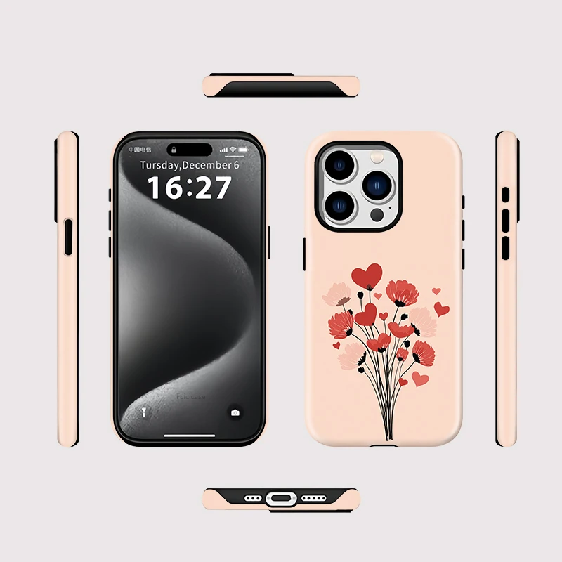 Acrylic Flower Bumper Case iPhone 16 Pro - View 2