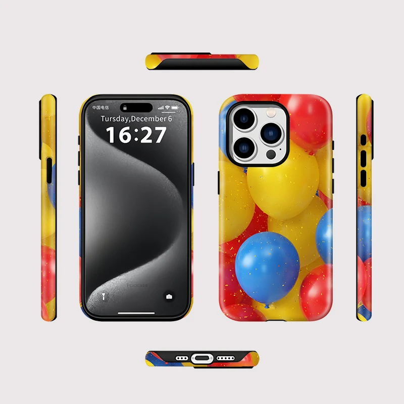 2-in-1 Matte Balloon Double-Layer Case iPhone 16 Pro Max - View 2