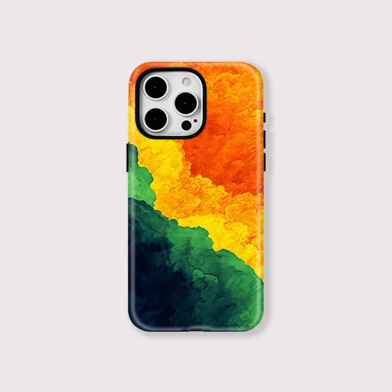 Colorful Painting Wireless Case iPhone 15 Pro Max - View 1
