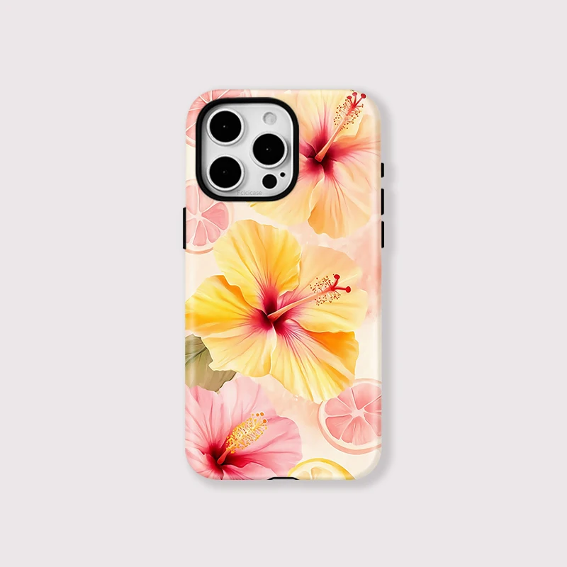 Floral Shockproof Bumper Case iPhone 16 Pro Max - View 1