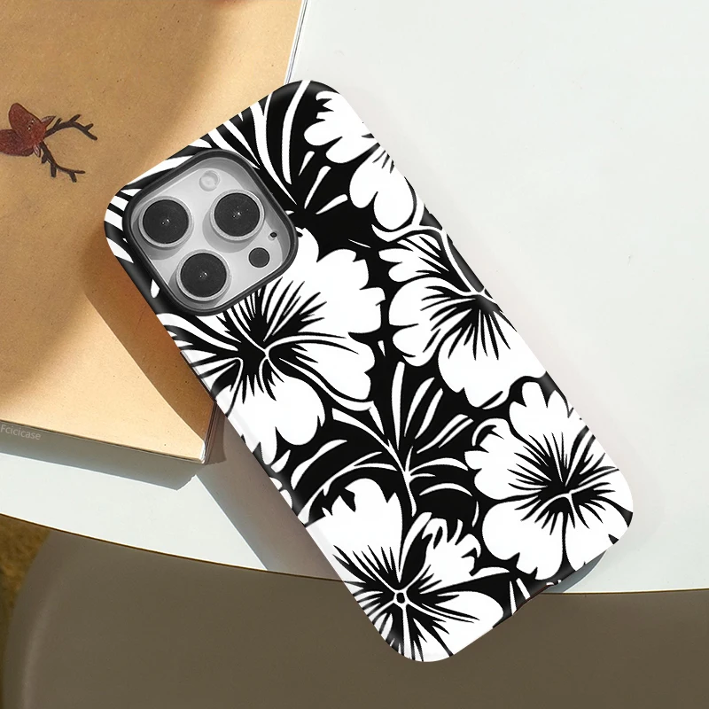 Silicone Flower Charging Case iPhone 15 Pro Max - View 3