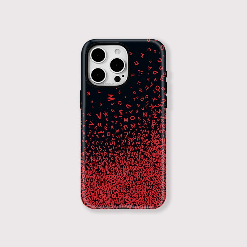 Red Letters Magnetic Case iPhone 16 - View 1