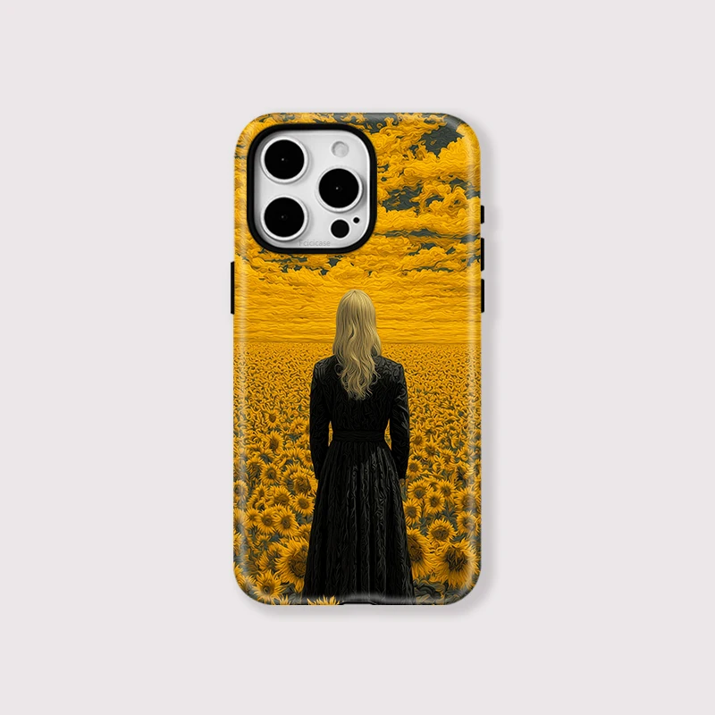 Sunflower Acrylic 2-in-1 Case iPhone 15 Pro Max - View 1
