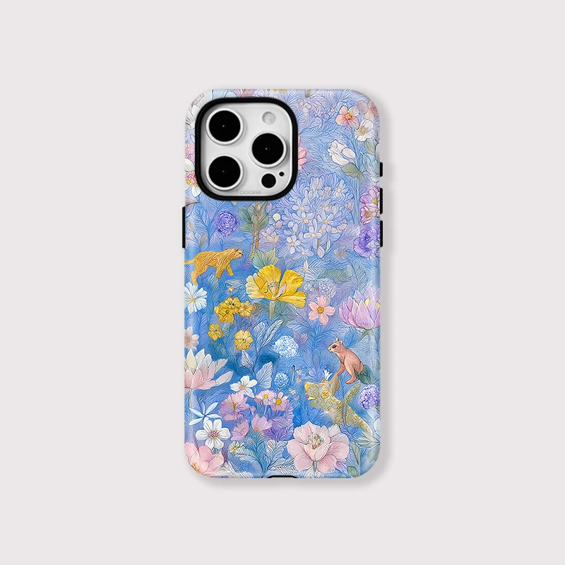 MagSafe Animals Flower Print Case iPhone 16 Pro Max - View 1