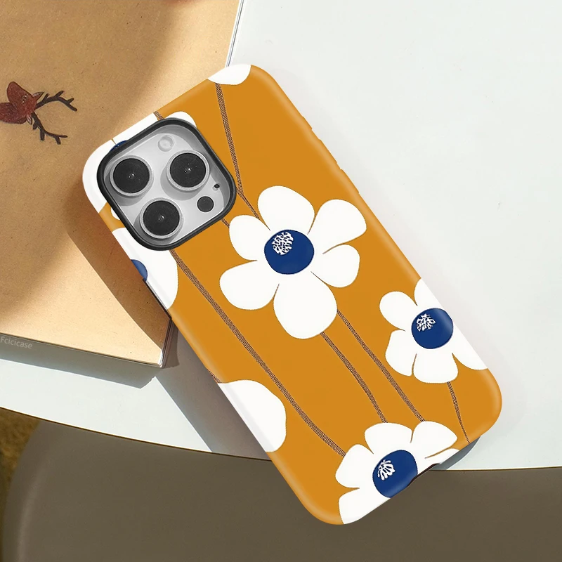 Flower Pattern Wireless Case iPhone 16 Pro Max - View 3