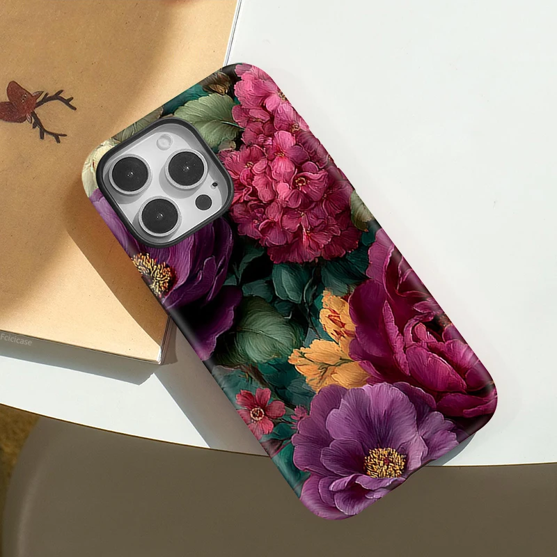 Silicone Flower Wireless Case iPhone 15 Pro Max - View 3