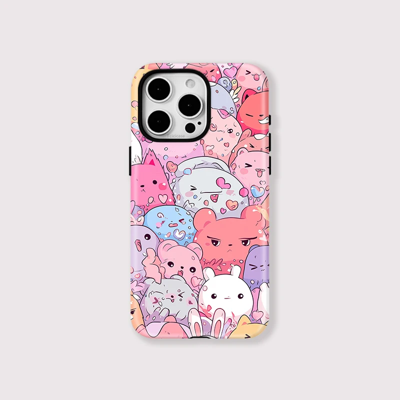 MagSafe Cartoon Animals Case iPhone 16 Pro - Side View