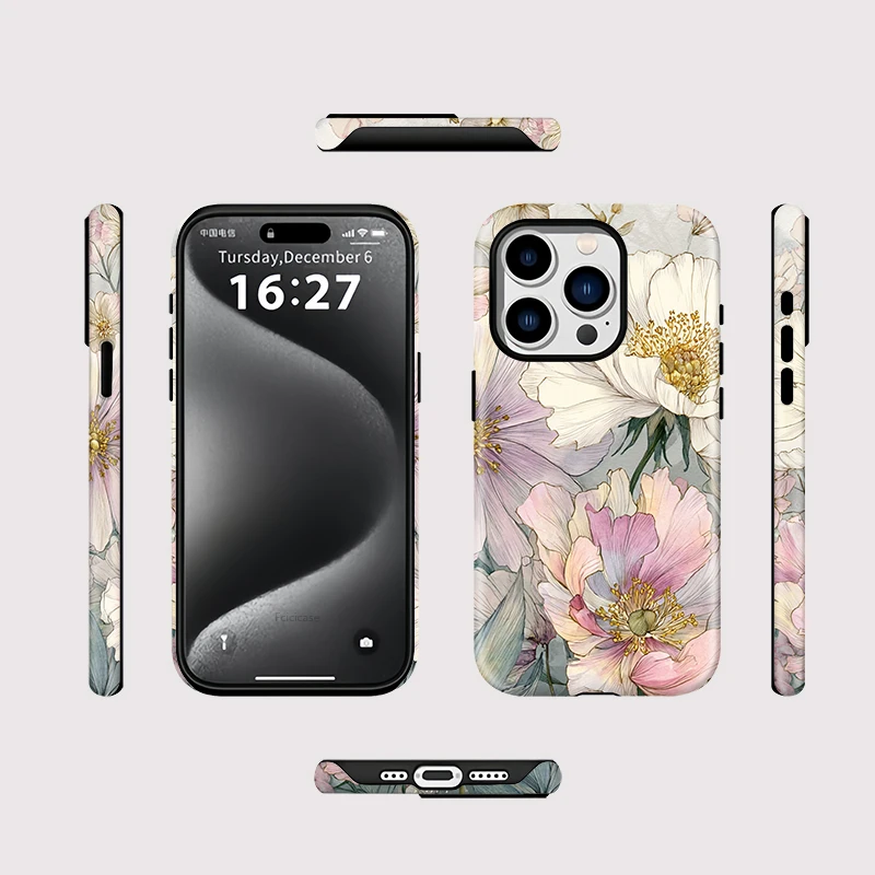 Fashion Flower Wireless Case iPhone 16 - View 2