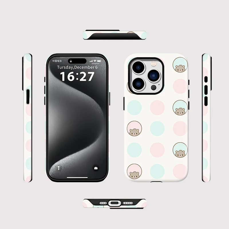 Cartoon Animals Shockproof MagSafe Case - iPhone 16 Pro Max - View 2