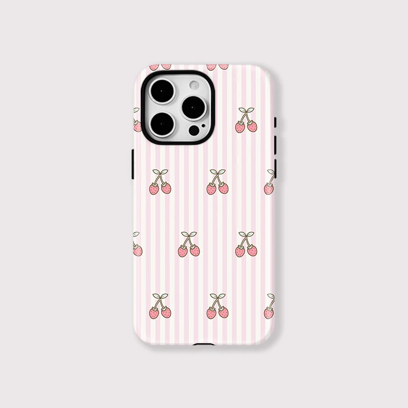 Strawberry Shockproof Bumper Case iPhone 15 Plus - View 1