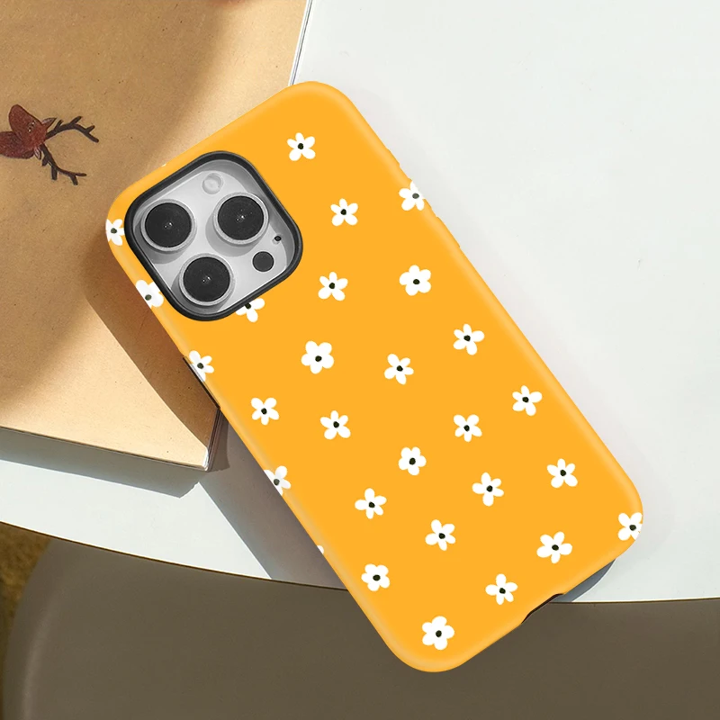 Flower Silicone Acrylic Case iPhone 16 - View 3