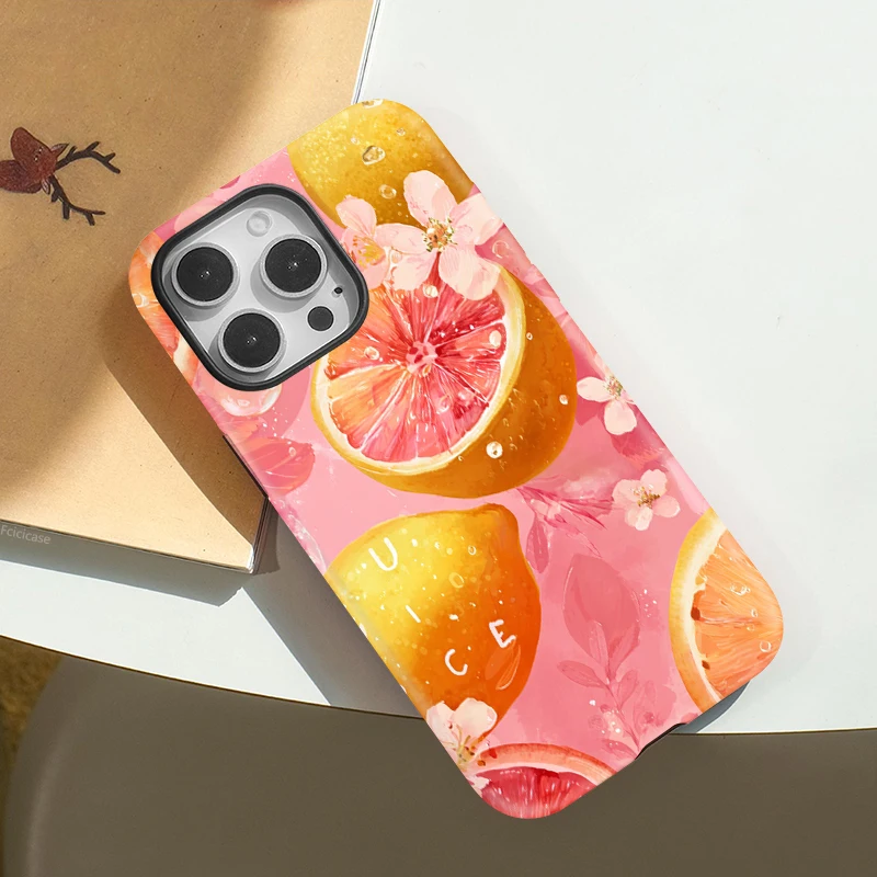 Cute Cartoon Cat MagSafe Shockproof Case for iPhone 16 Pro - View 3