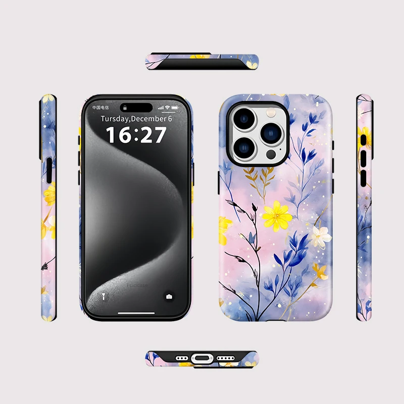 Magnetic Matte Bumper Shockproof Case iPhone 15 Pro Max - View 3