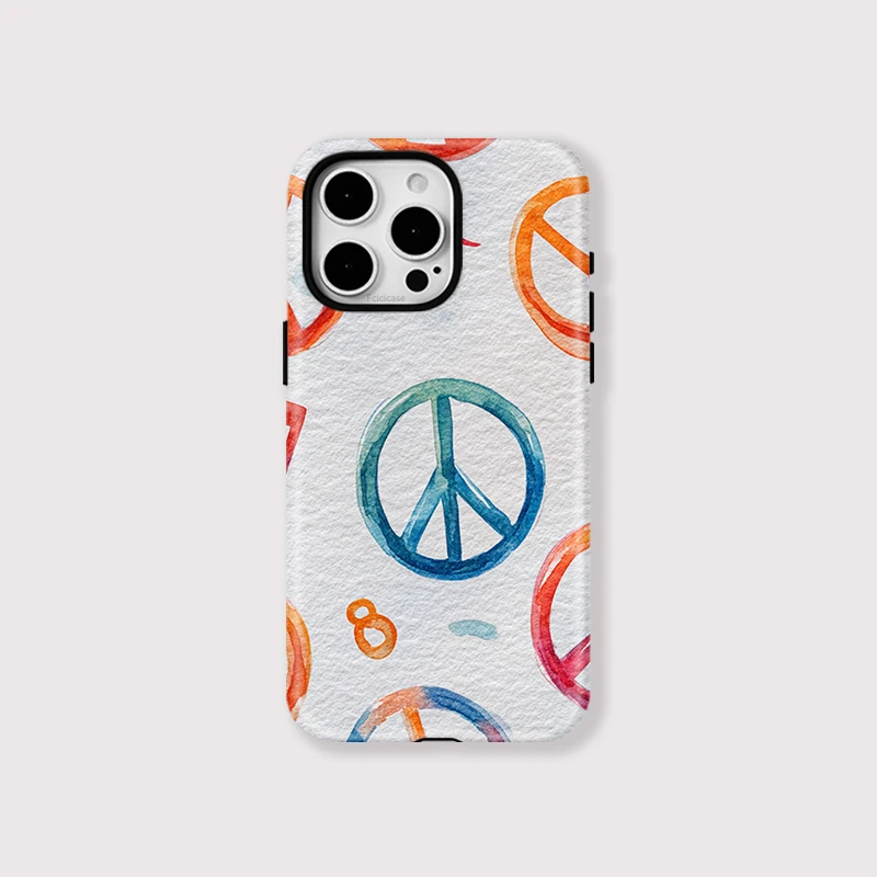 Floral Silicone Shockproof MagSafe Case for iPhone 15 Pro - View 1
