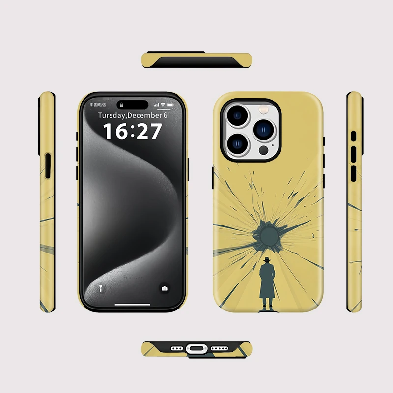 Luxury Painting Wireless Case iPhone 16 Plus - View 2