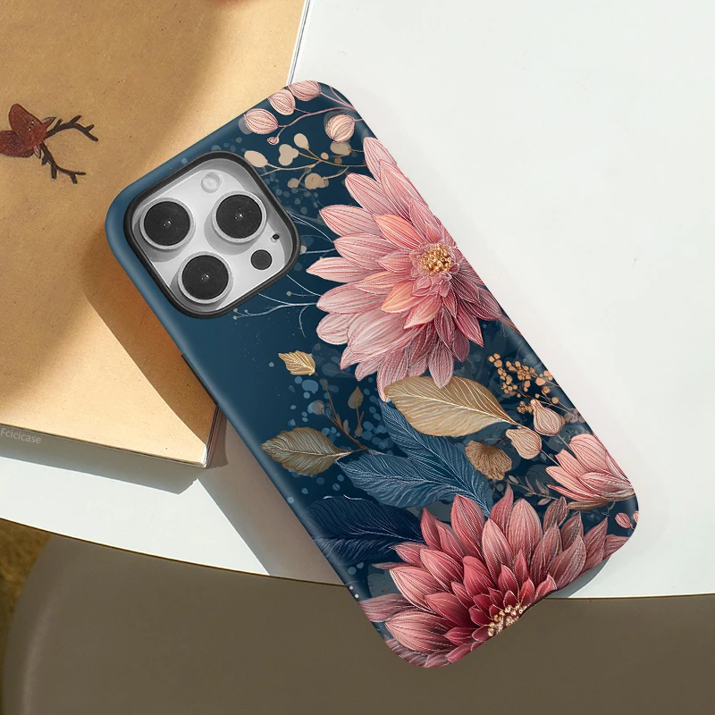 Luxury 2-in-1 Flower Case iPhone 16 Pro Max - View 3