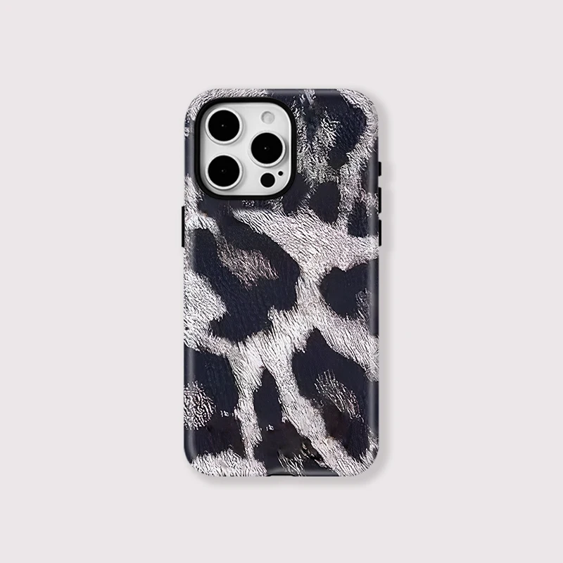 Magnetic Leopard Pattern Soft Case iPhone 16 Pro Max - View 1