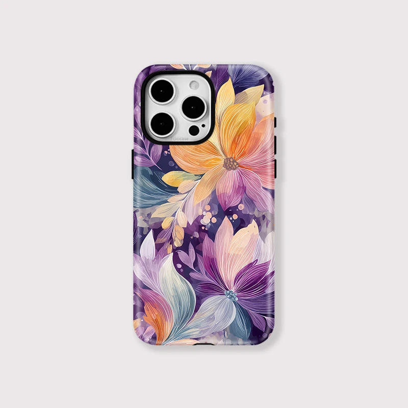 Flower Magnetic Shockproof PC Case iPhone 16 Pro Max - View 1