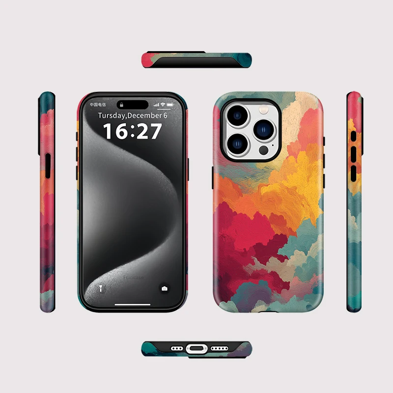 Silicon Art Case iPhone 16 Pro Max - Back View