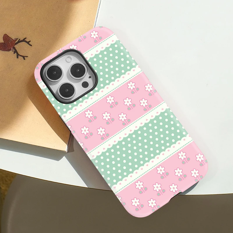 Shockproof Flower Acrylic MagSafe Case iPhone 16 Pro Max - View 3