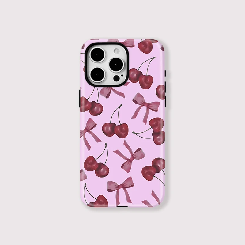 Cherry Bow Knot PC Case iPhone 15 - View 1