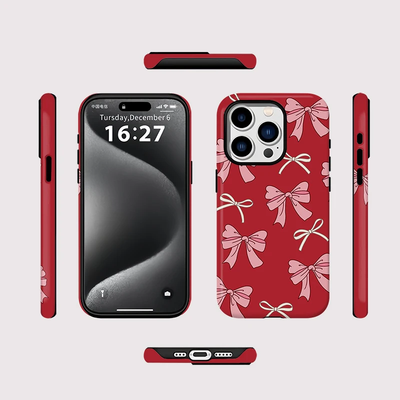 Cute Bow Knot Magnetic Case iPhone 16 - View 2