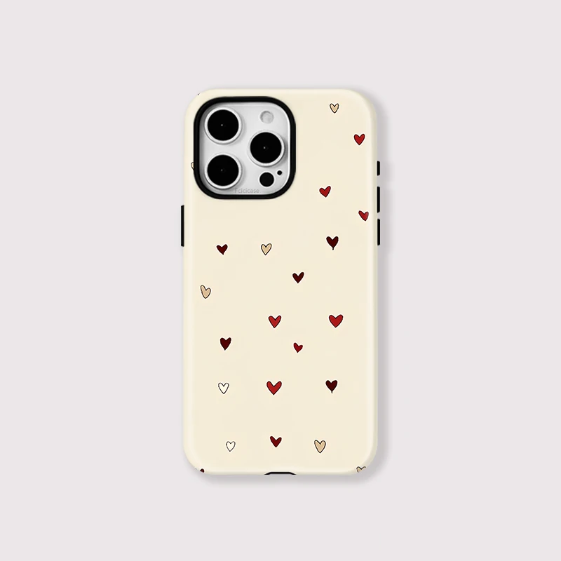 Love Heart Acrylic PC Case iPhone 15 - View 1