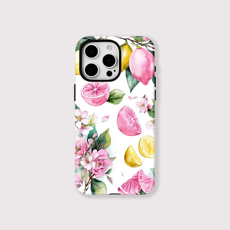 Luxury Flower Fruits Case iPhone 16 - View 1