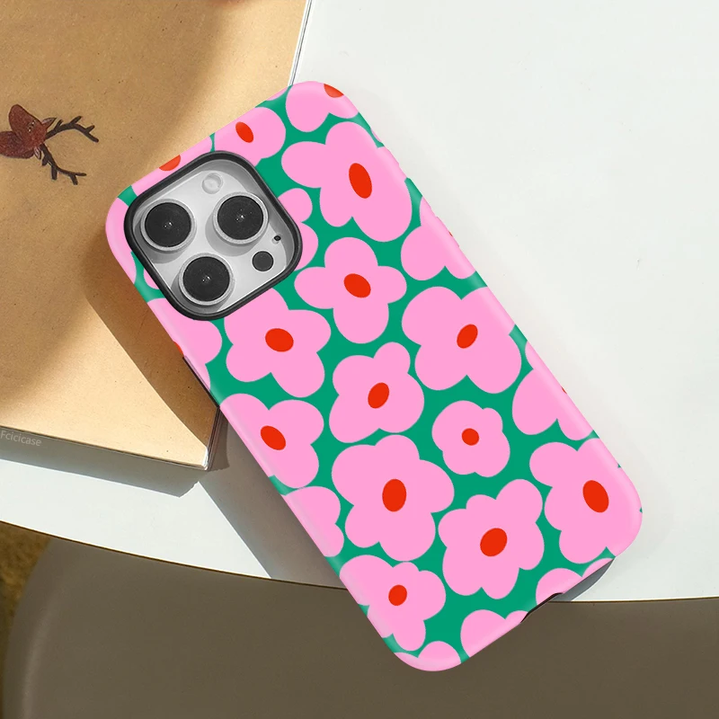 Matte Bumper Flower PC Case iPhone 16 - View 3