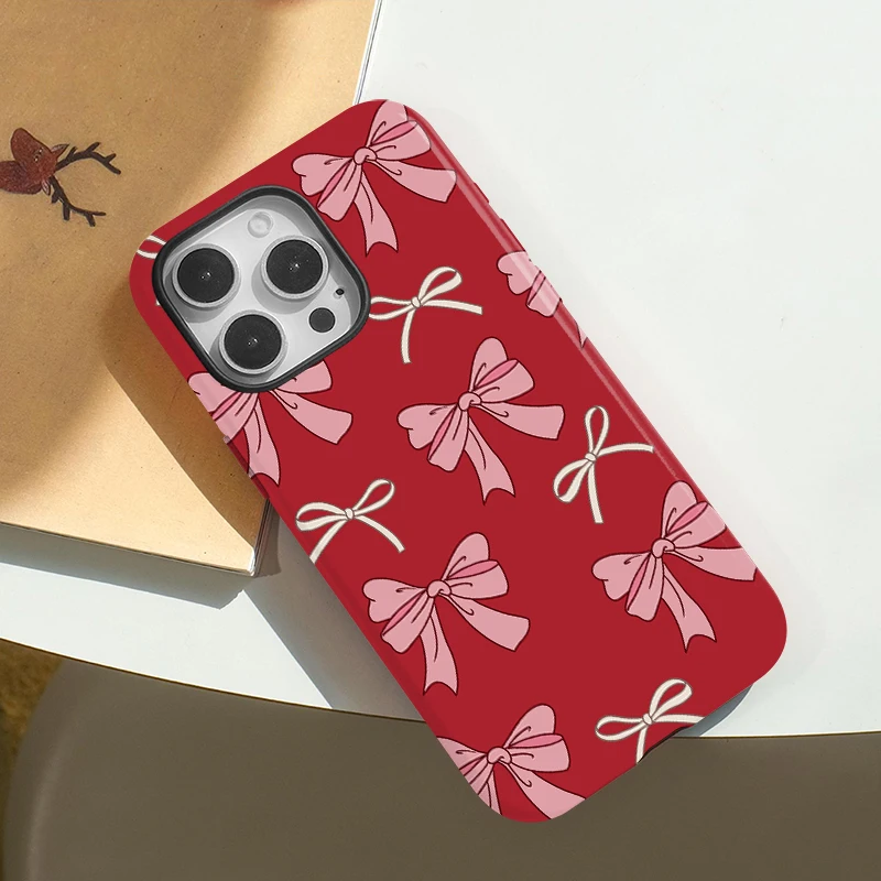 Cute Bow Knot Magnetic Case iPhone 16 - View 3