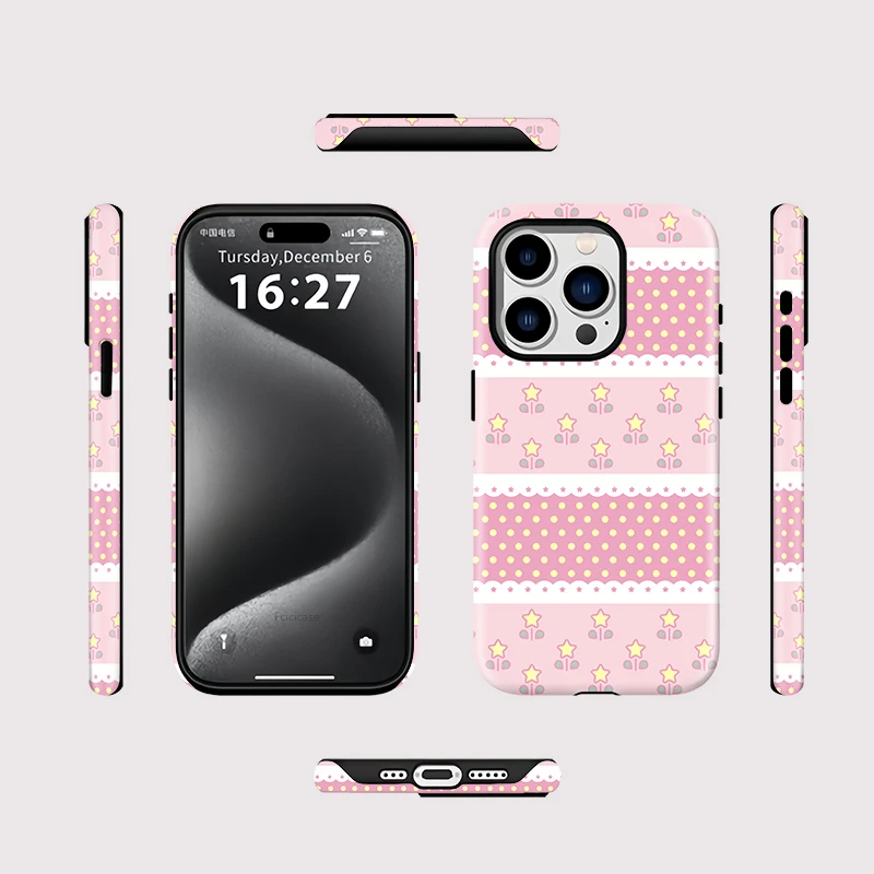 Luxury Double-Layer Stars Case iPhone 15 Pro Max - View 2