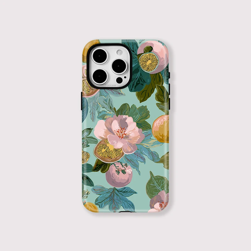 Flower Matte Hard PC Case iPhone 16 - View 1