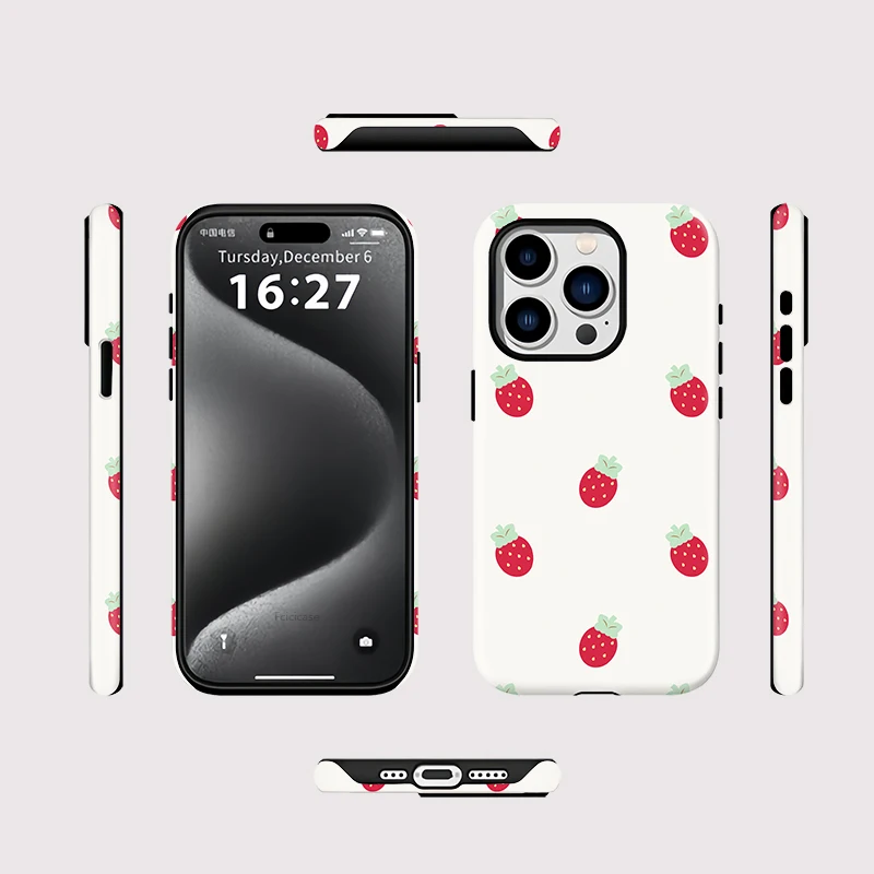 Strawberry 2-in-1 Magnetic Case iPhone 16 - View 2