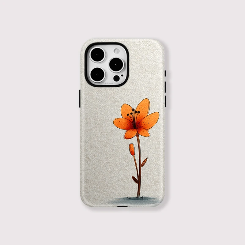 Flower Acrylic TPU Magnetic Case iPhone 16 Pro Max - View 1