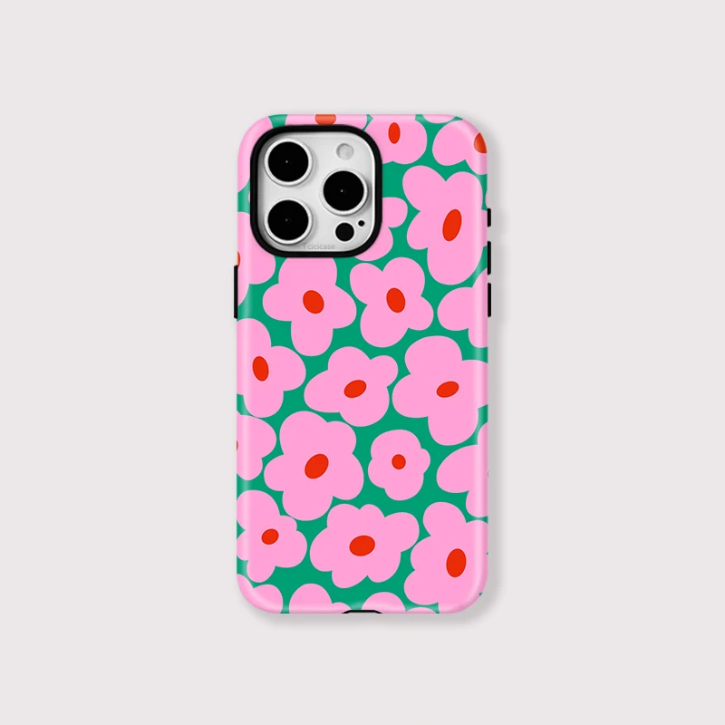 Matte Bumper Flower PC Case iPhone 16 - View 1