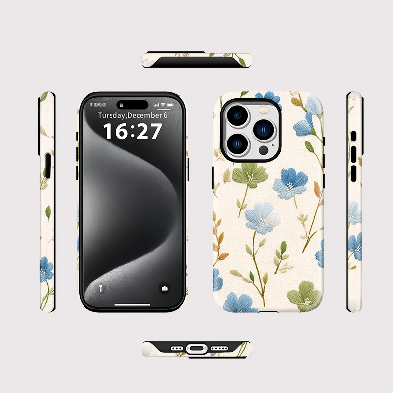 Flower Double-layer Case iPhone 16 - View 2