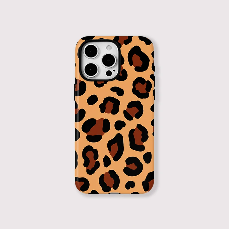 Leopard Pattern Acrylic Case iPhone 15 - View 1
