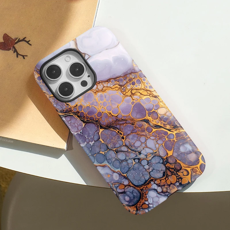 Luxury Marble MagSafe PC Case iPhone 15 Pro Max - View 3
