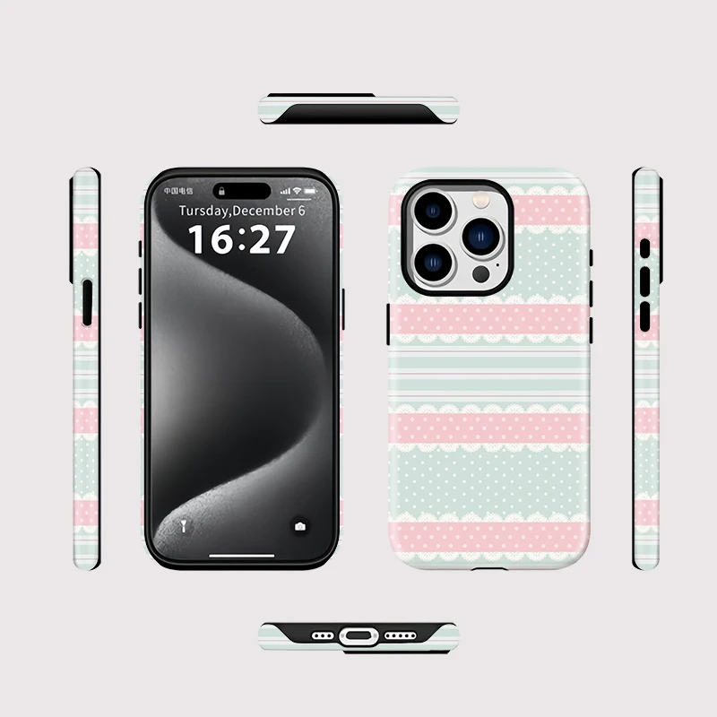 Luxury Magnetic Stripe Shockproof Case iPhone 16 Pro - View 2