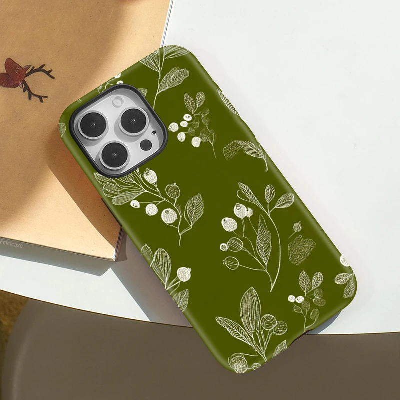 Matte Flower Acrylic Case iPhone 15 Pro Max - View 3
