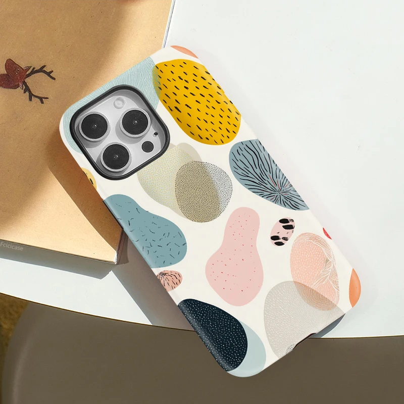 Luxury Painting Silicone Case iPhone 15 Plus - View 3