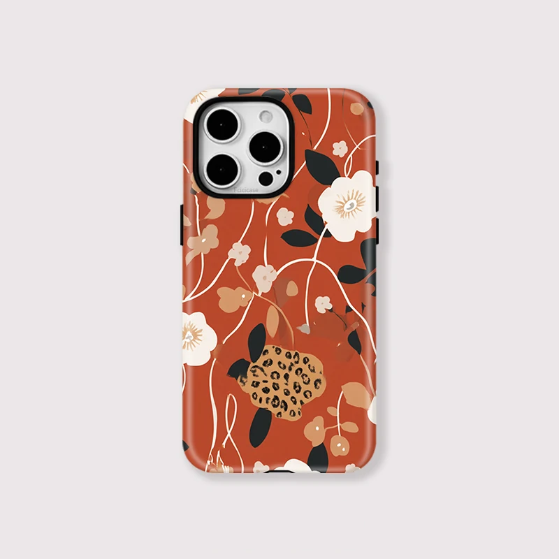Flower 2-in-1 Acrylic Bumper Case iPhone 15 Pro Max - View 1